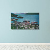 Town View Wrangell, AlaskaWrangell, AK Leinwanddruck (Insitu (Holzboden))