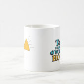 Town your own Horn Inspiration Art Horn Art Kaffeetasse (Mittel)