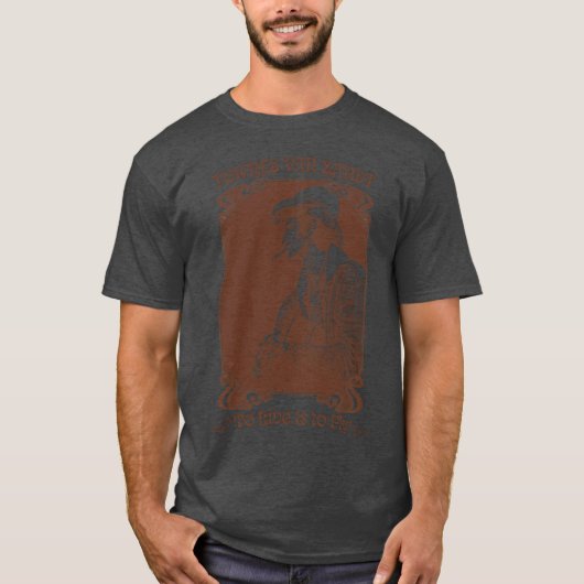 Townes Van Zandt Retro Style Fan Design T-Shirt (Vorderseite)