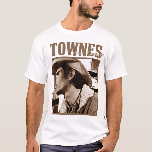 Townes Van Zandt T-ShirtTownes Country Retro T-Shirt (Vorderseite)