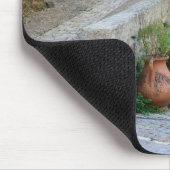 Townscape in Dordogne, Frankreich mousepad (Ecke)