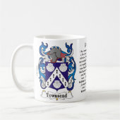 Townsend Familien-Wappen Tasse (Links)