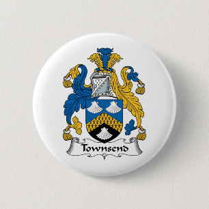 Townsend Familienwappen Button