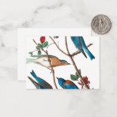 Townsend Warbler von John James Audubon Mitteilungskarte (Vorderseite/Rückseite Beispiel)