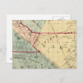 Townships Analy, Santa Rosa, Vallejo und Petaluma Postkarte (Vorne/Hinten)