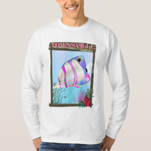 Townsville Australia Tropischer Fisch Reiseplakat T-Shirt
