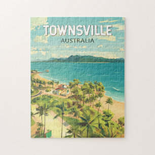 Townsville Australien Reise Kunst Vintage Puzzle