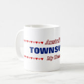 TOWNSVILLE - Meine Zuhause - AustralienHerz Kaffeetasse (Vorderseite Links)