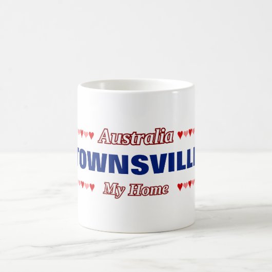 TOWNSVILLE - Meine Zuhause - AustralienHerz Kaffeetasse (Mittel)