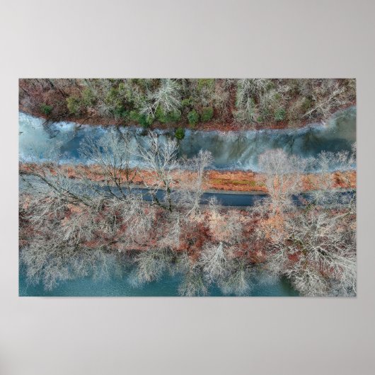 Towpath Park Schuylkill River PA Poster (Vorne)