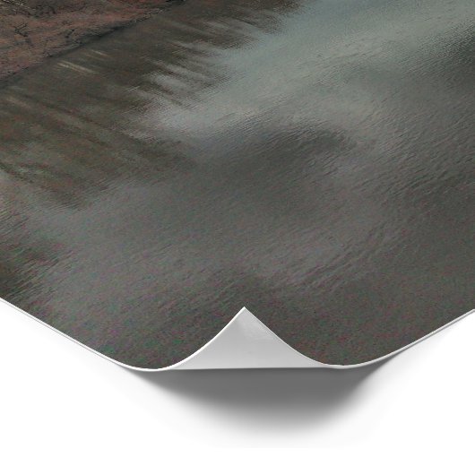 Towpath Park Schuylkill River PA Poster (Ecke)