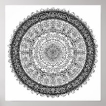 Toxic Beauty Fractal Rost Mandala Vorlage