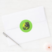 Toxic Green Dämon Ziegen Aufkleber (Umschlag)