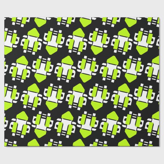 Toxic Neon Wrapping Paper Geschenkpapier (Flach)