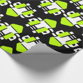 Toxic Neon Wrapping Paper Geschenkpapier (Ecke)