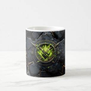 Toxic Rune Gamer Emblem Kaffeetasse