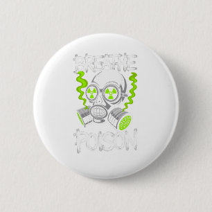 Toxic Skull Drifter Aufkleber  Button