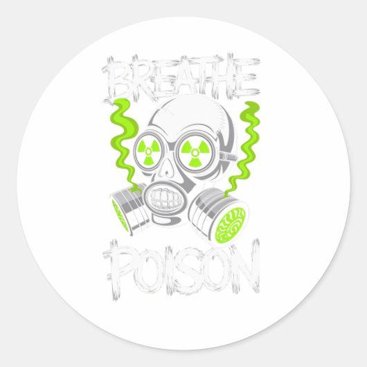 Toxic Skull Drifter Sticker  (Vorderseite)