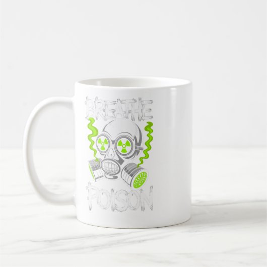 Toxic Skull Drifter Sticker  Kaffeetasse (Links)