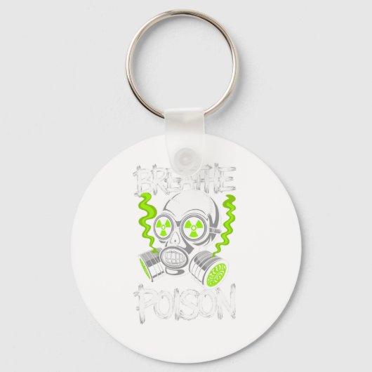 Toxic Skull Drifter Sticker  Schlüsselanhänger (Vorderseite)