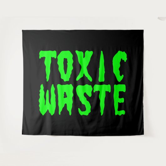 TOXIC WASTE WANDTEPPICH (Vorderseite (Horizontal))