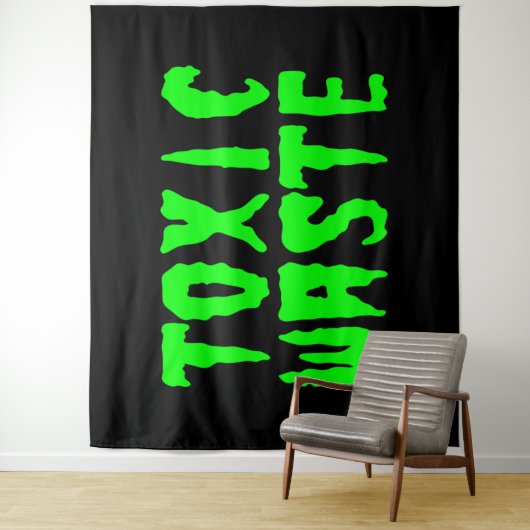 TOXIC WASTE WANDTEPPICH (Beispiel)