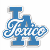 Toxico Car Schutzhelm Aufkleber Sticker (Vorderseite)
