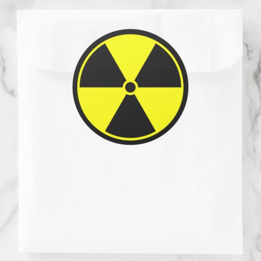 TOXIK 2 RUNDER AUFKLEBER (Tasche)