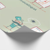 Toxikologe Geschenkpapier (Ecke)