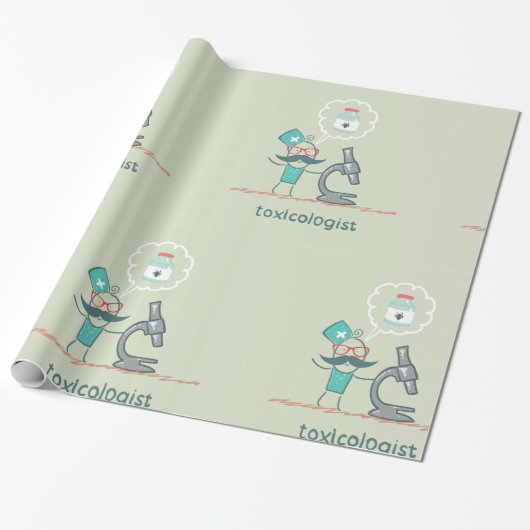 Toxikologe Geschenkpapier (Ungerollt)