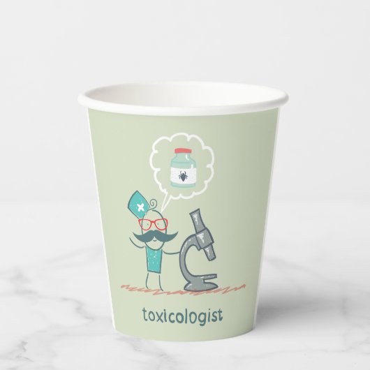 Toxikologe Pappbecher (Vorderseite)