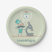 Toxikologe Pappteller (Vorderseite)