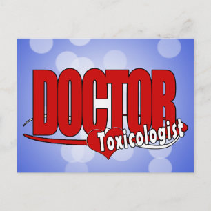 TOXIKOLOGISTIN DES LOGOS POSTKARTE
