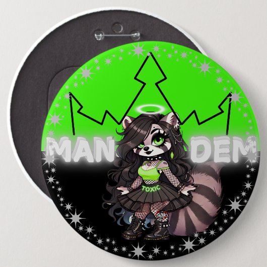 Toxisch - Mandem Collection -SVBK- SILVERBCKK TTV Button (Vorne & Hinten)