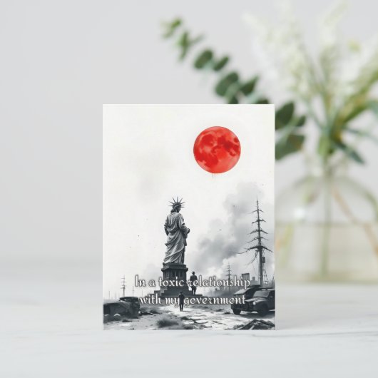 toxisch postkarte (Stehend Vorderseite)