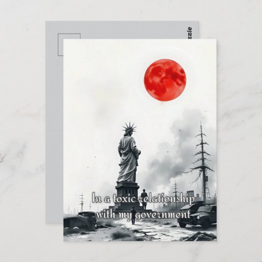 toxisch postkarte (Vorne/Hinten)