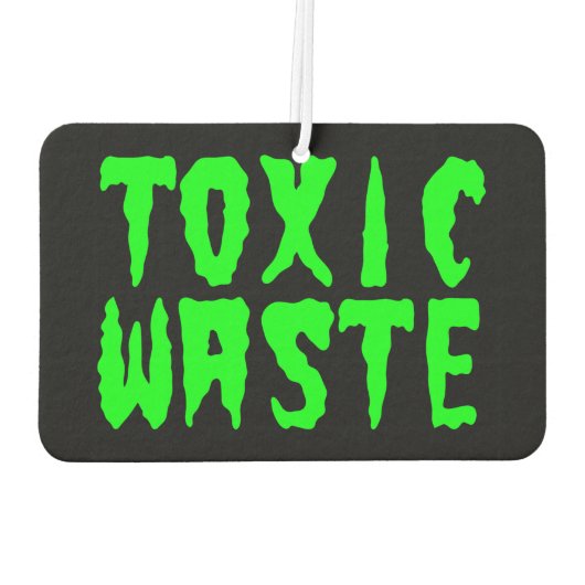 TOXISCHE ABFÄLLE AUTOLUFTERFRISCHER (Rückseite)