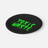 TOXISCHE ABFÄLLE PAPPTELLER (Schrägansicht)