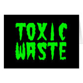 TOXISCHE ABFALLKARTE (Vorderseite (Horizontal))