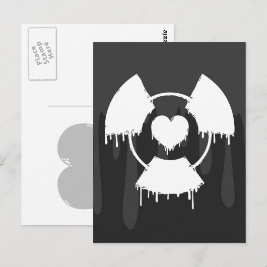 _toxische Liebe Postkarte (Vorne/Hinten)