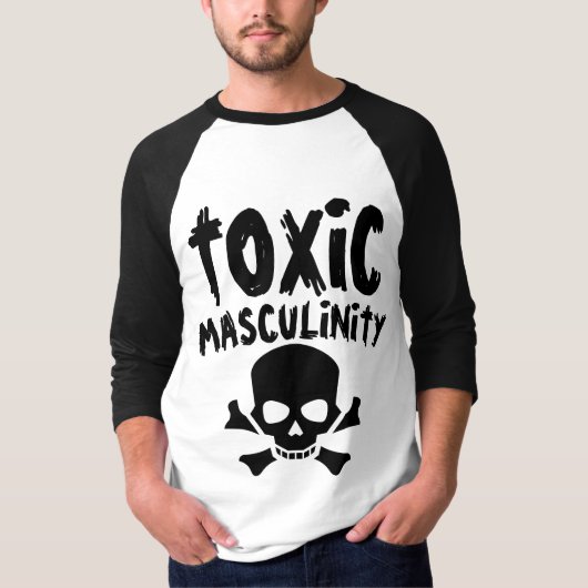 TOXISCHE MASCULINTY Funny Men's T - Shirt (Vorderseite)
