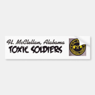 toxische Soldaten Autoaufkleber chemischer Korp-Ve