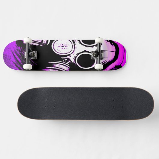 Toxische Substanz der Biogefährdung-GASMASK Skateboard (Horizontal)
