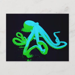 Toxischer Oktopus Postkarte