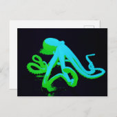 Toxischer Oktopus Postkarte (Vorne/Hinten)