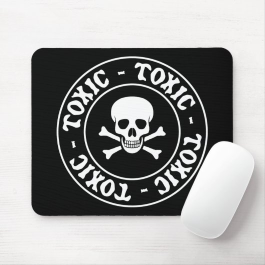 Toxischer Schädel und Krebse Mousepad (Mit Mouse)