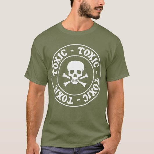 Toxischer SchädelT - Shirt (Vorderseite)