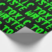 TOXISCHES ABFALLABSCHREIBPAPIER GESCHENKPAPIER (Ecke)