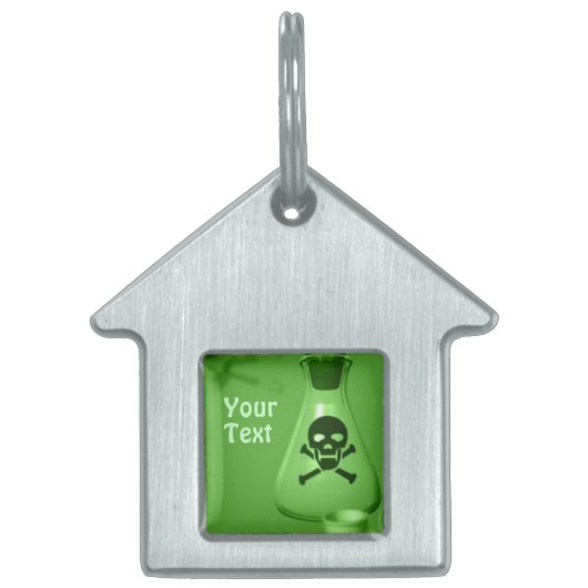Toxisches Pet-Tag Tiermarke (Vorderseite)