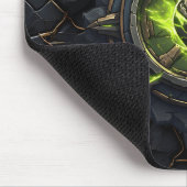 Toxisches Runen-Gamer-Emblem Mousepad (Ecke)
